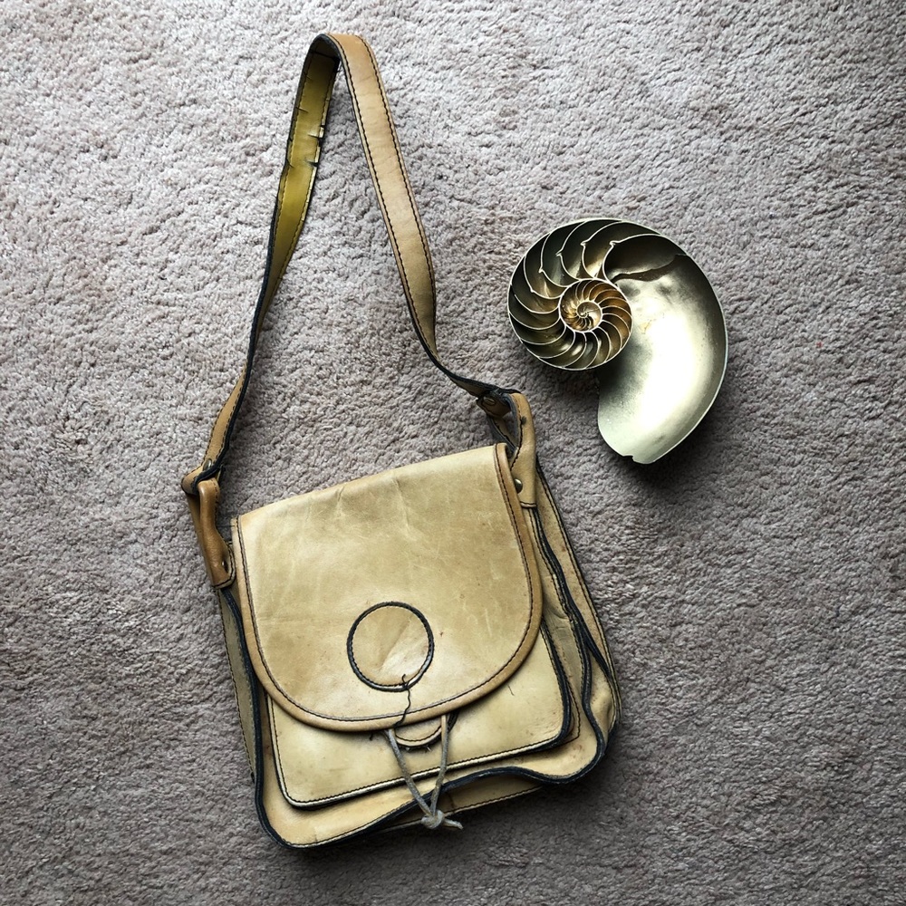 Yellow Leather Purse